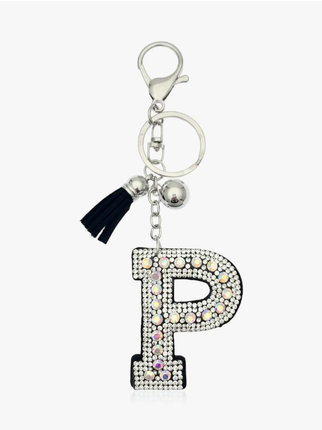 Porte-clés femme lettre "P"