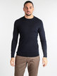 Pull col rond homme uni
