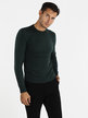 Pull en maille col rond homme