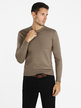 Pull en maille col rond homme
