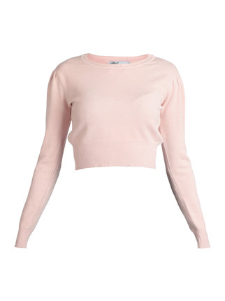 Pullover donna cropped