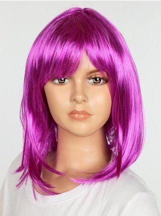Purple woman wig