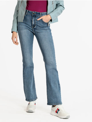 Push-up effect flared jeans