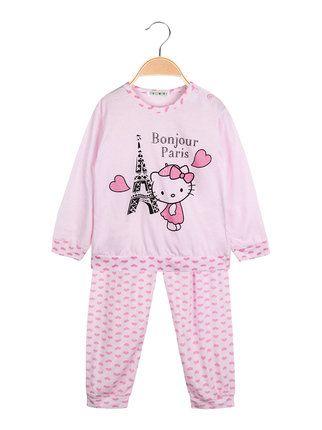Pyjama bébé avec coeurs en coton