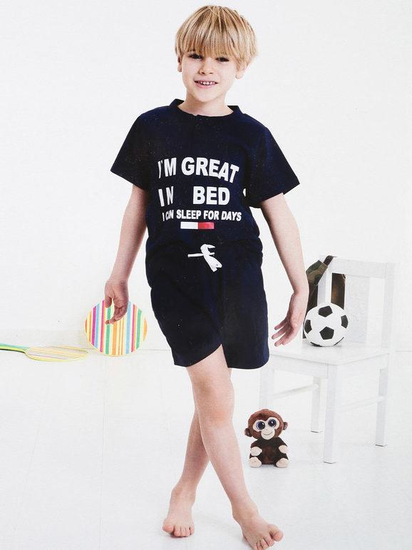 Pyjama court en coton pour garçon