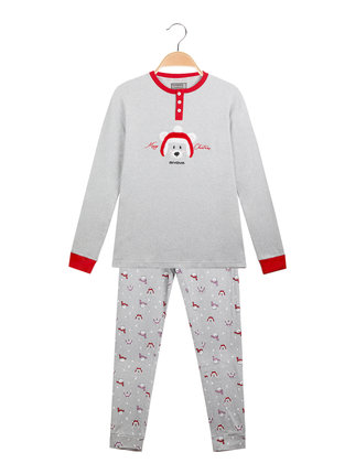 Pyjama de Noël chaud en coton pour garçon