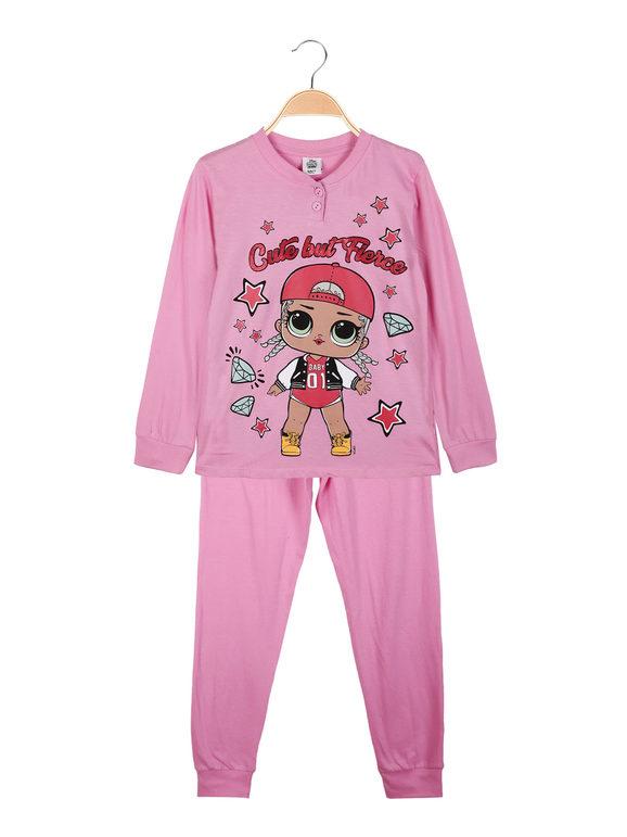 Pyjama long bébé fille Lol Surprise en coton