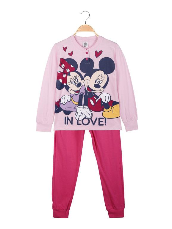 Pyjama long bébé fille  Minnie en coton