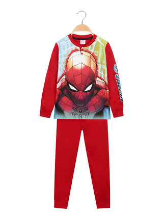 Pyjama long chaud en coton pour enfant avec imprimé