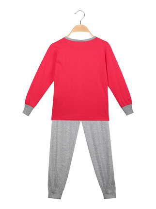 Pyjama long en coton fille Minnie