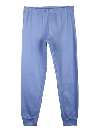 Pyjama long pour fille en coton chaud