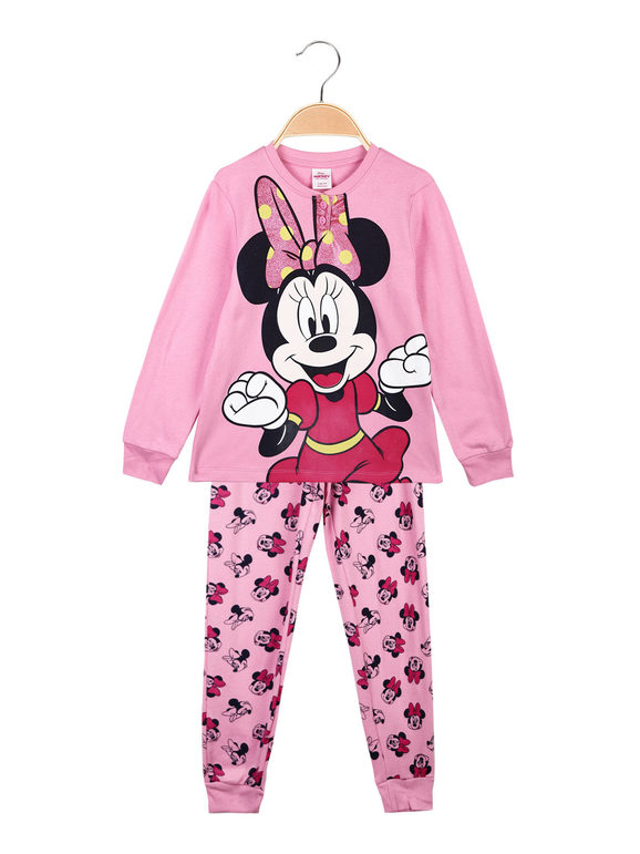 Pyjama Minnie fille en coton chaud