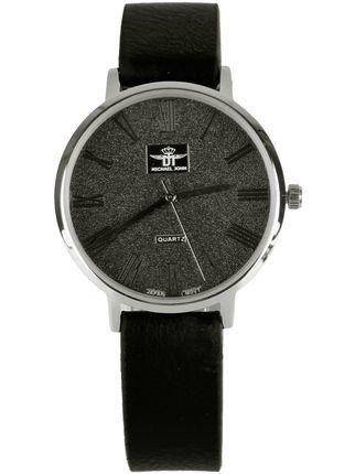 Quartz watch with eco-leather strap