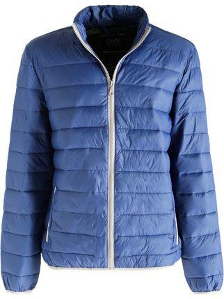 Quilted and padded jacket  Blue
