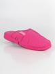 Quilted fuchsia slippers