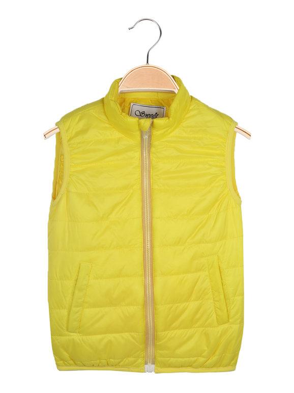 Quilted padded vest
