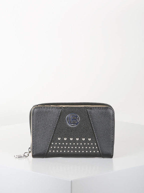 Rectangular wallet with studs