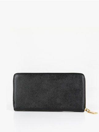 Rectangular wallet with zip