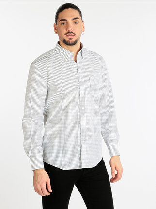 Regular fit men's shirt with pocket