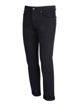 Regular fit men's trousers in stretch cotton