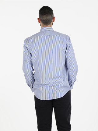 Regular fit striped men's shirt