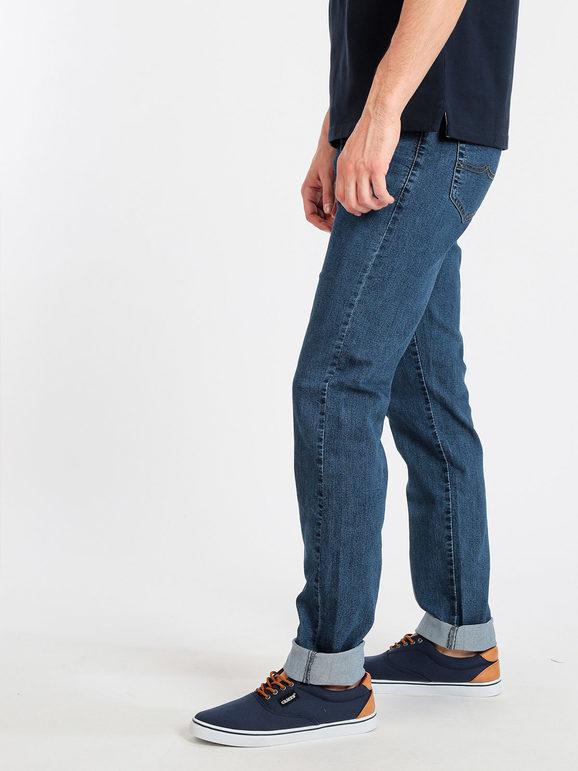 Regural fit men's stretch jeans