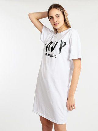 Robe t-shirt femme avec écriture