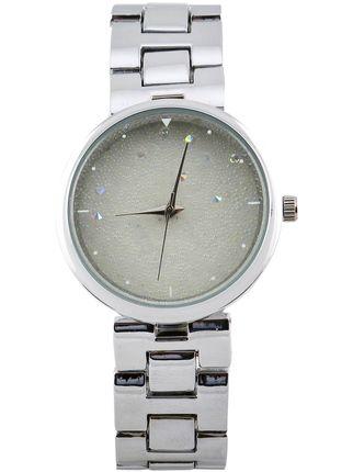Round glitter watch