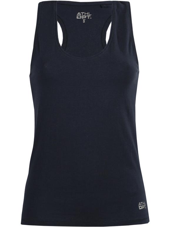 Round neck tank top with rower back