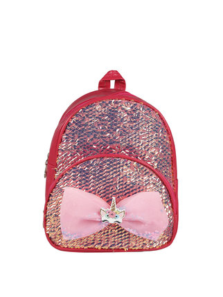 Rucksack für kleine Mädchen mit glänzenden Pailletten