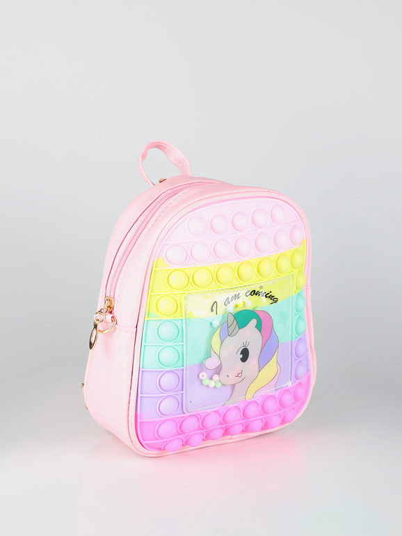 Rucksack für kleine Mädchen mit Pop-It