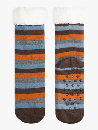 Rutschfeste Socken für Herren mit Fellpolsterung
