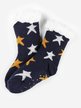 Rutschfeste Socken für Kinder mit Fell