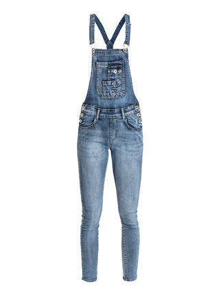 Salopette in jeans donna lunga