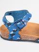 Sandales anatomiques en cuir avec imprimé camouflage