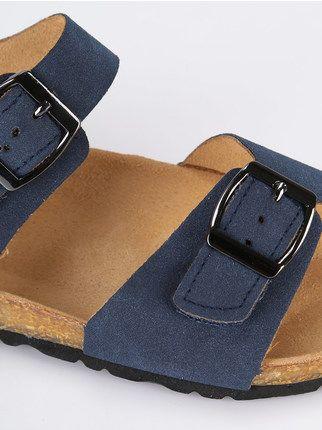 Sandales ouvertes ergonomiques  bleu