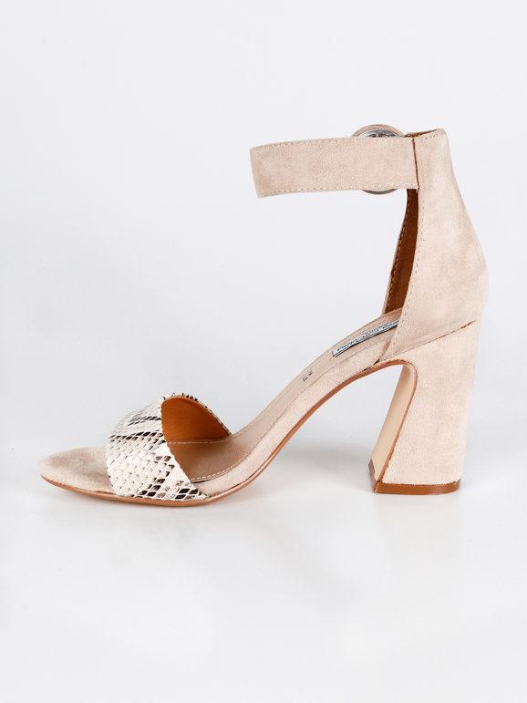 Sandals with ankle strap