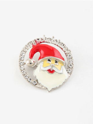 Santa Claus brooch for women