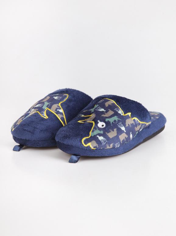 Scented slippers in velvet-effect fabric