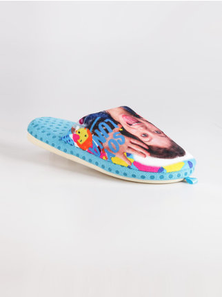 Scented slippers with Moon soy print