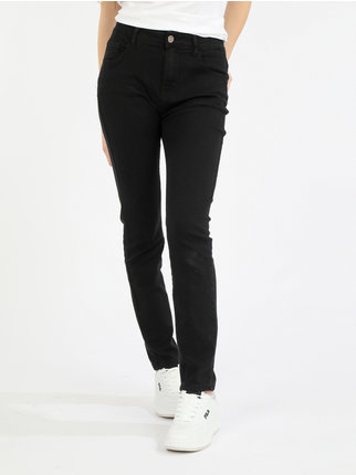 Schwarze Jeanshose für Damen