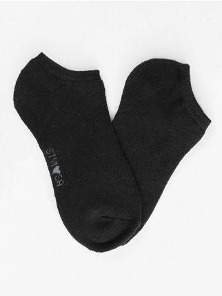 Schwere kurze Socken  schwarz