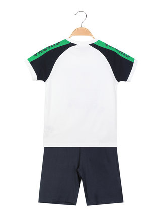 Short 2-piece sports suit for boys