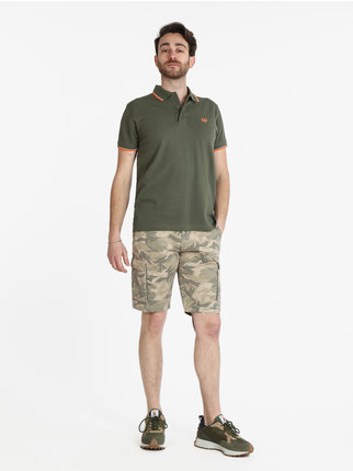 Short cargo camouflage pour homme