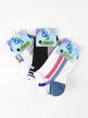 Short cotton socks for children. Pack of 3 pairs