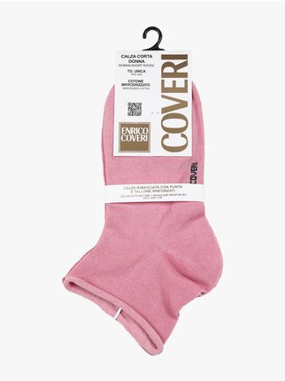 Short cotton socks for women