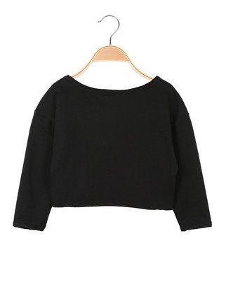 Short cotton sweatshirt