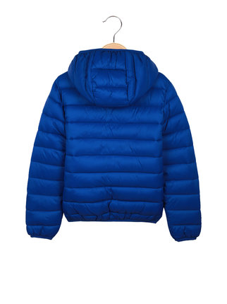 Short down jacket for children with hood