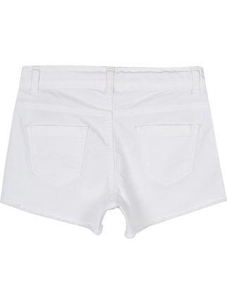 Short fringed shorts underneath