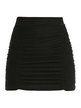 Short lurex skirt